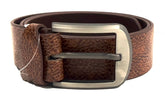 HAARLEM Men KUZE 16850 Leather Belts Printed Brown